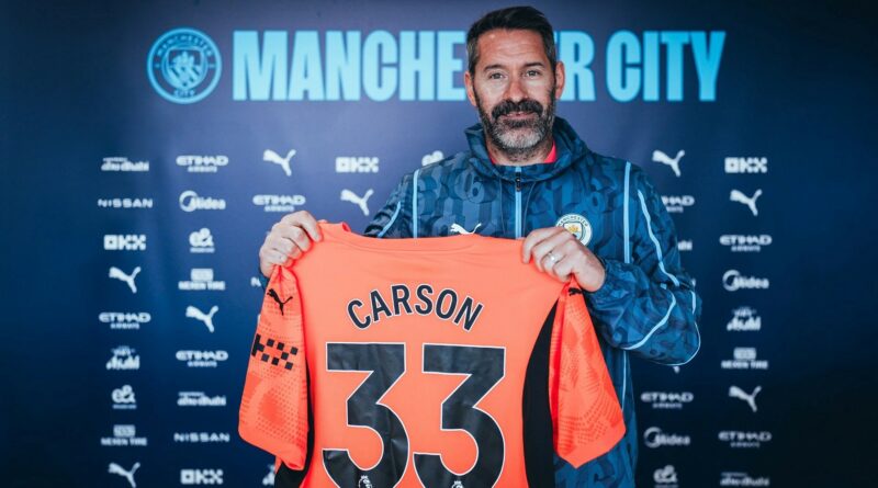 Scott Carson menanda tangani kontrak 1 tahun di Manchester City
