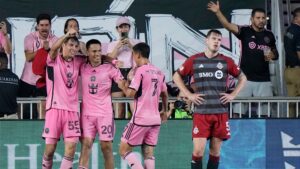 Federico Redondo mencetak dua gol pertamanya, membawa Inter Miami meraih kemenangan 3-1 atas Toronto